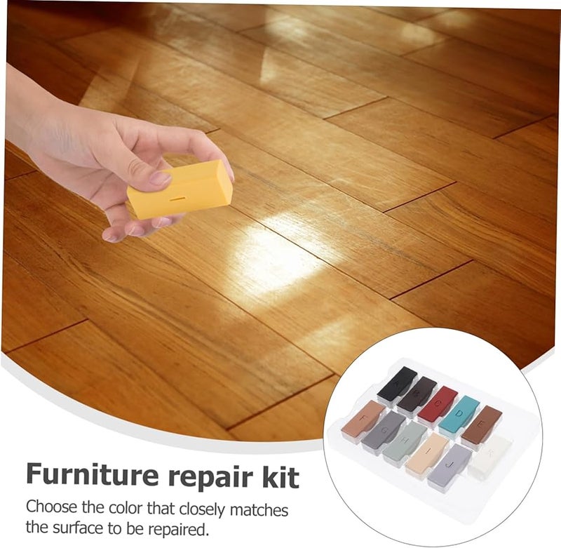 Minkissy Wood Floor Repair Kit With Heat Pen For Scratches Stains And Cracks - Image 4